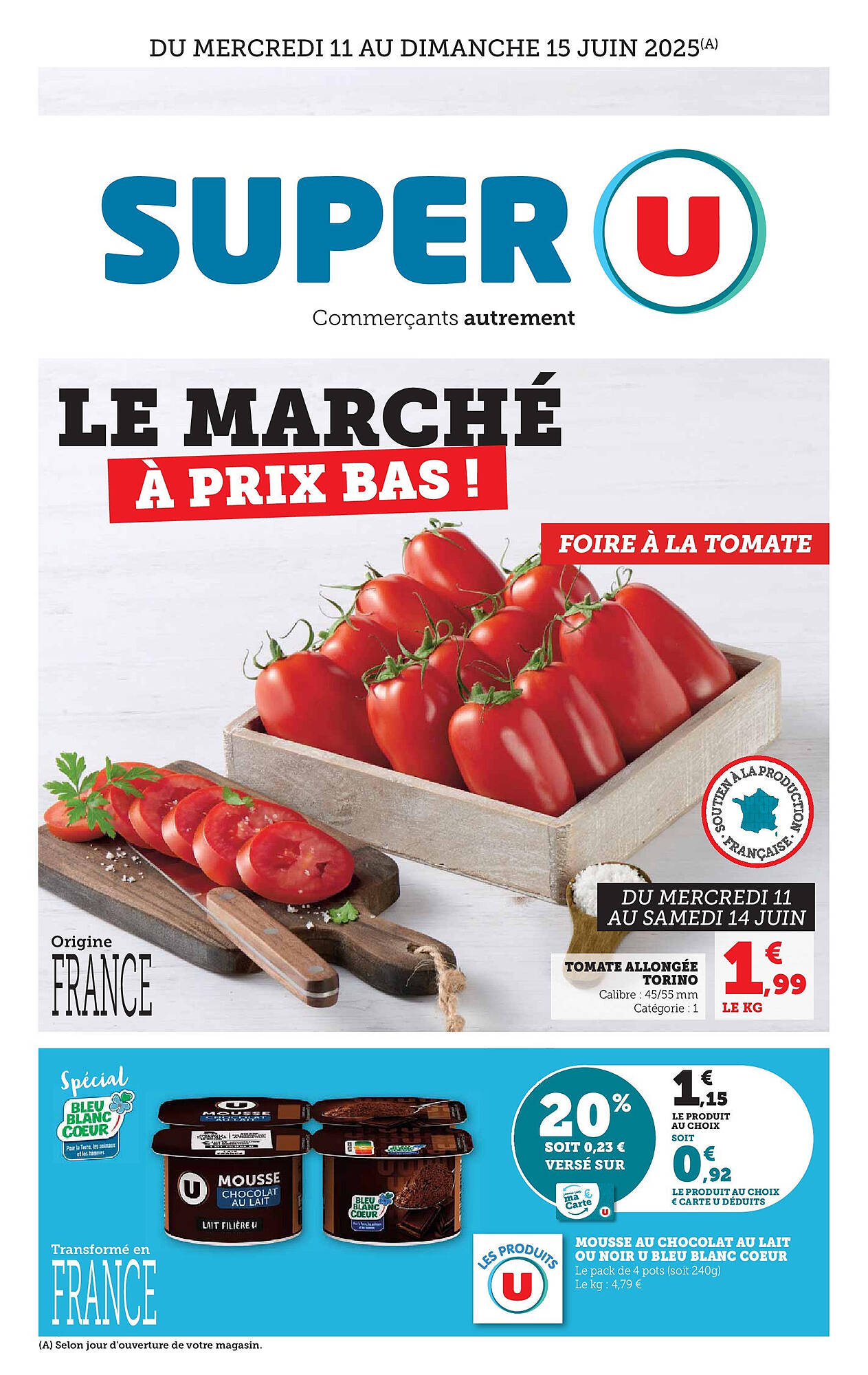 Du 10 au 15 juin