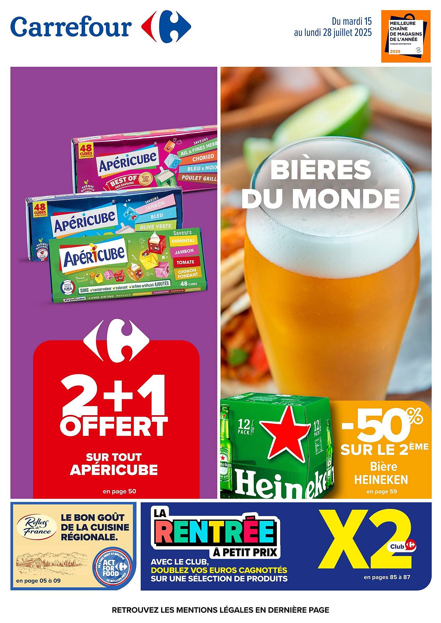 Du 15 au 28 juillet