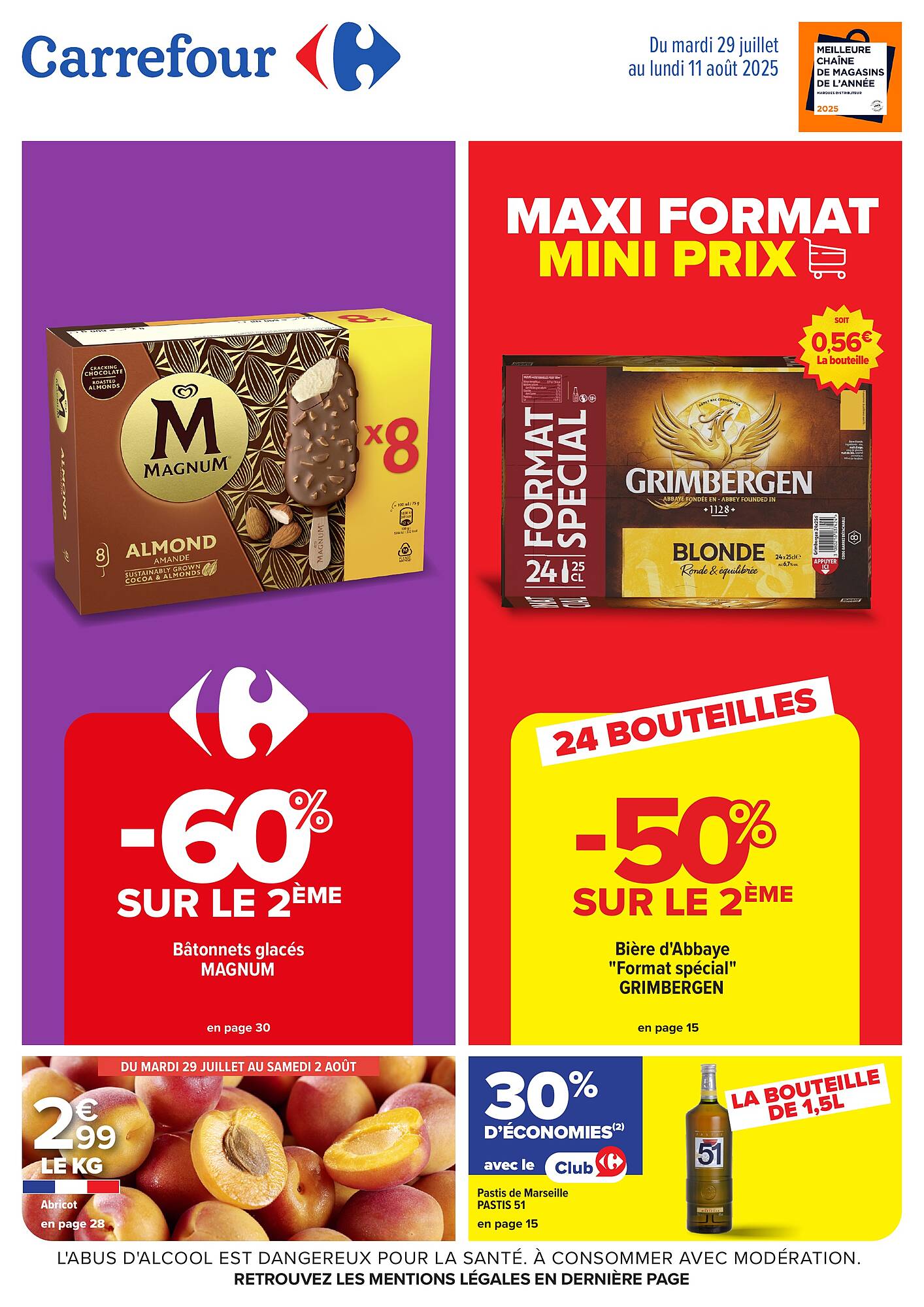 Du 29 juillet au 11 août