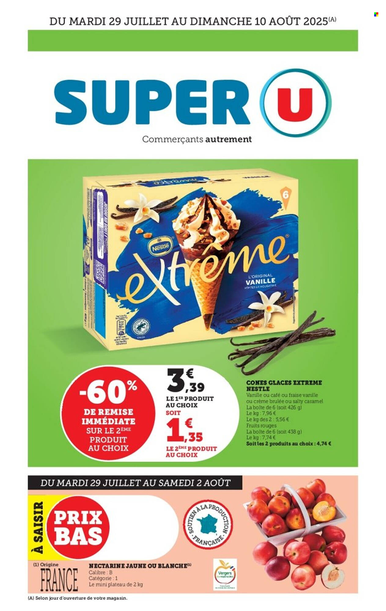 Du 29 juillet au 10 août