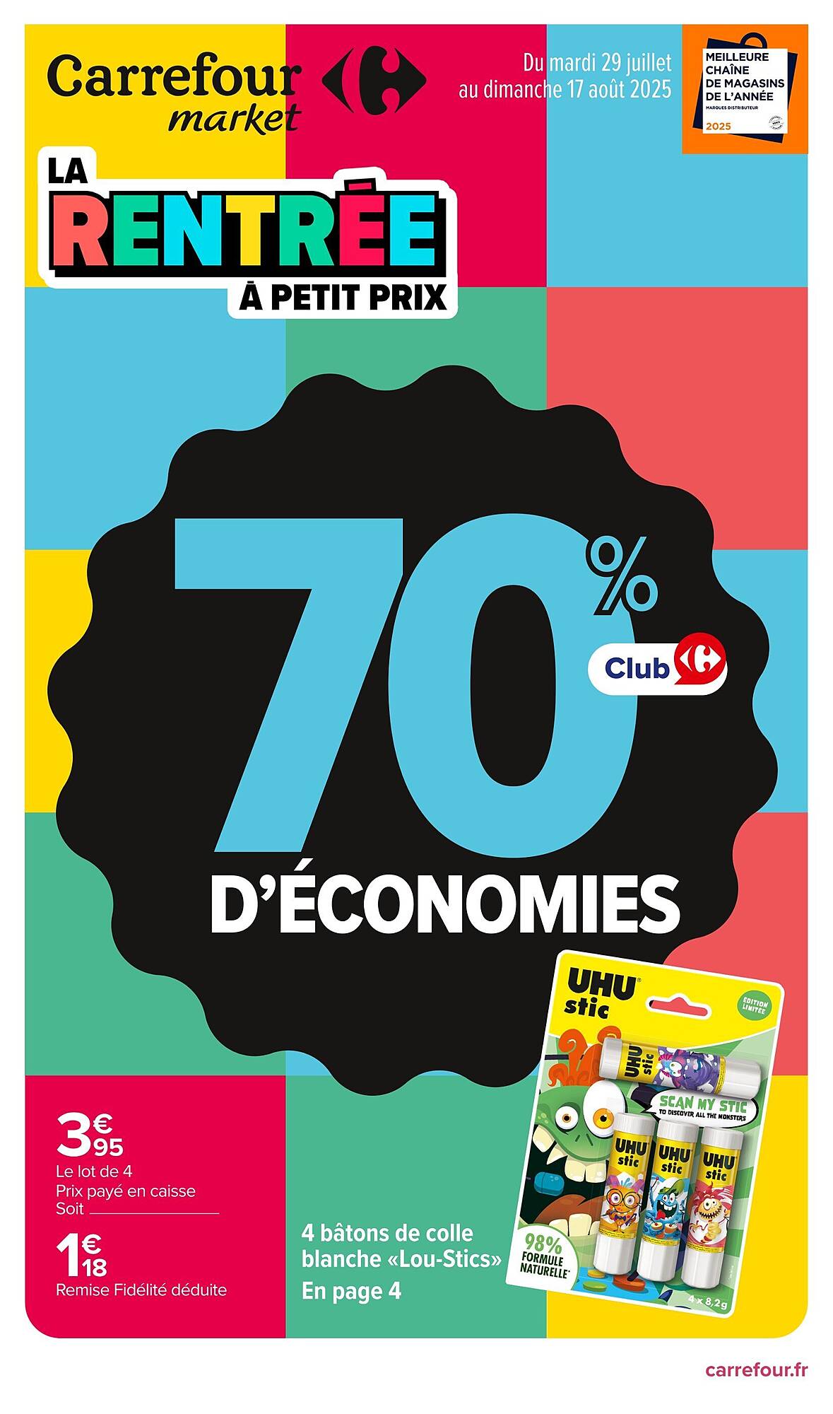 Du 29 juillet au 17 août