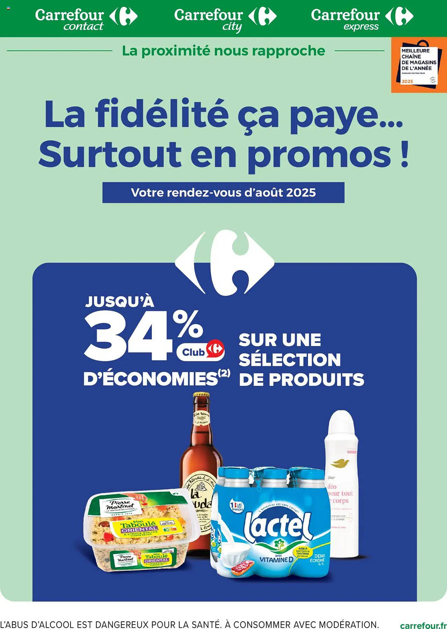 Du 1er au 31 août