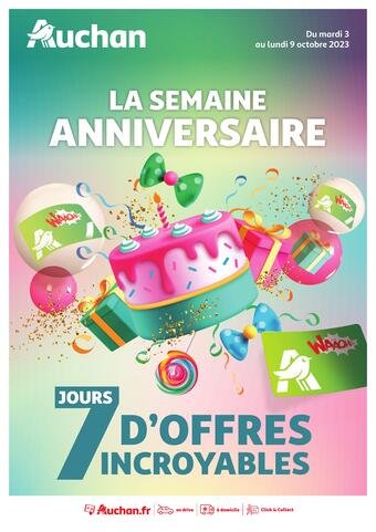 Du 03 au 09 octobre