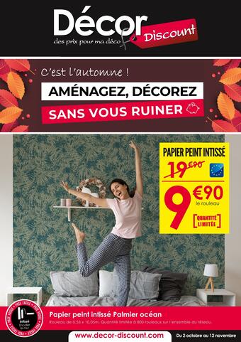 Du 1er octobre au 12 novembre
