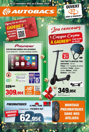 Du 23 novembre au 03 décembre