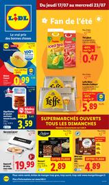 Du 17 au 23 juillet