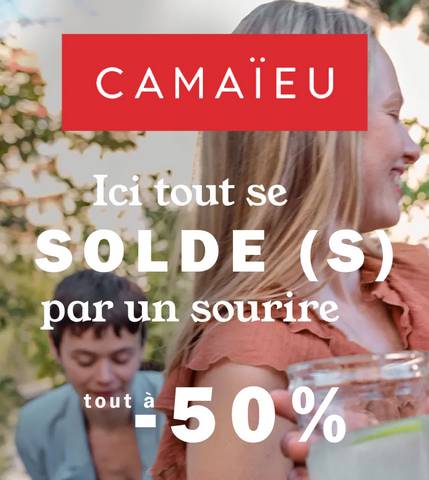Soldes tout à -50%!!