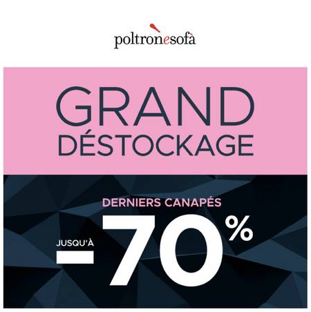 Grand Déstockage! -70% OFF