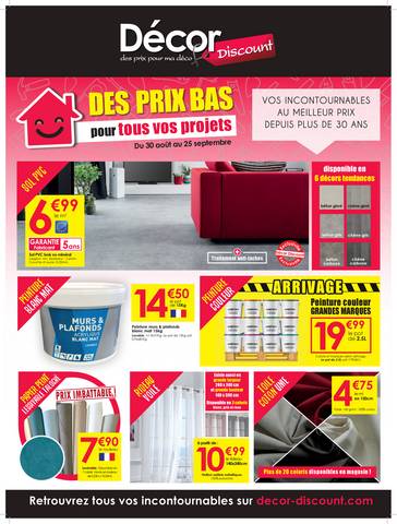 Des prix bas pour tous vos projects