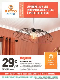 Catalogue E.Leclerc Brico
