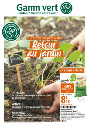 Retour au jardin
