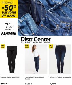 PROMO -50 % sur votre 2ème jeans FEMME