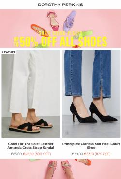 Jusqu'à 50% de Réduction sur Toutes les Chaussures!