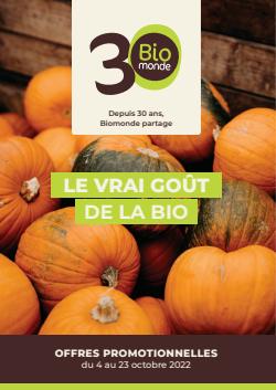 LE VRAI GOÛT DE LA BIO 