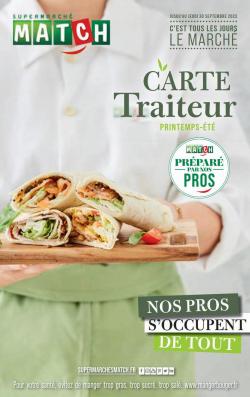 Carte Traiteur | Printemps- Été