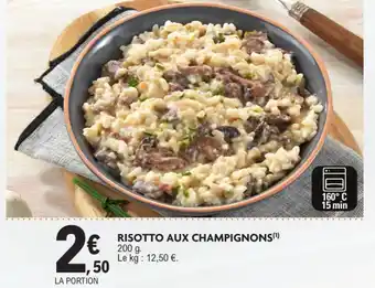Risotto aux champignons 