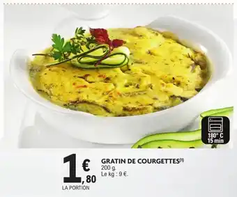 Gratin de courgettes 