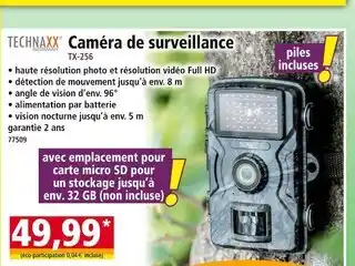 Technaxx germany caméra de surveillance 