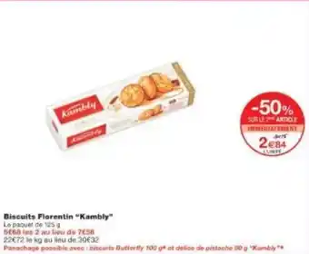Biscuits florentin kambly 