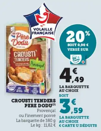 Crousti tenders pere dodu 