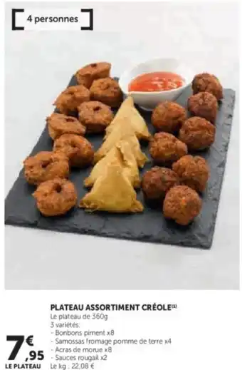 Plateau assortiment créole