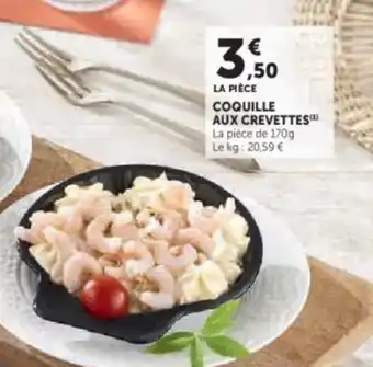 Coquille aux crevettes 