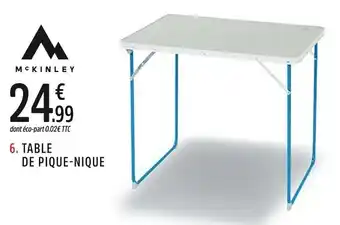 Table de pique nique 