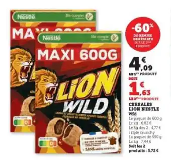 Cereales lion nestle wild 