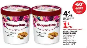 Crème glacée häagen-dazs 