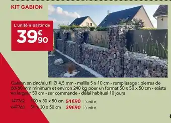 Kit gabion 