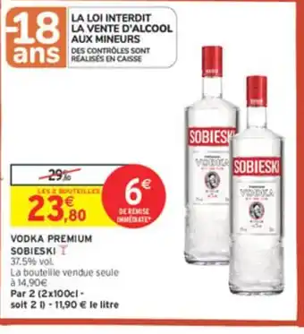 Sobieski vodka premium 