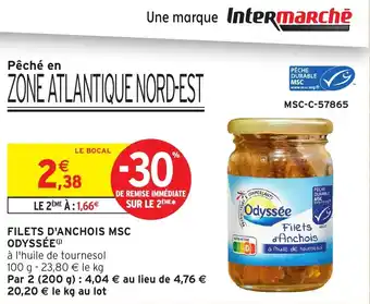 Filets d'anchois msc odyssée 