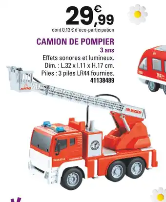 Camion de pompier 