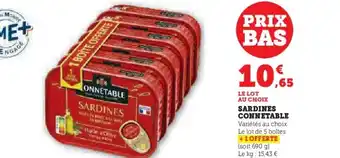 Connetable sardines 