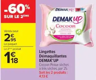 Lingettes démaquillantes demak'up 