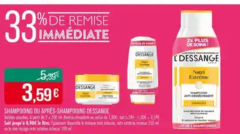 Dessange shampooing ou après-shampooing nutri extrême 
