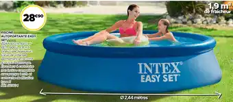 Intex piscine autportante easy set 