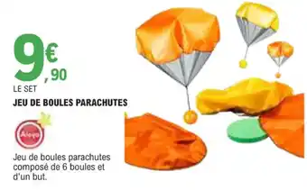 Jeu de boules parachutes 