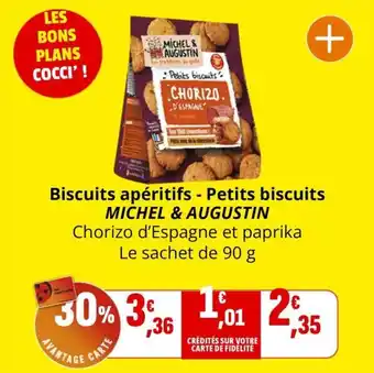 Biscuits apéritifs petits biscuits michel & augustin 