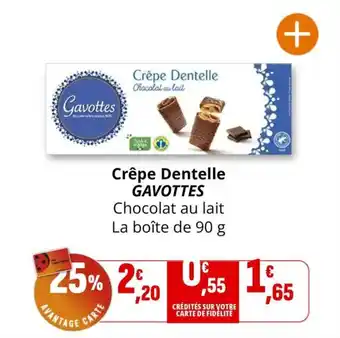 Crêpe dentelle gavottes 