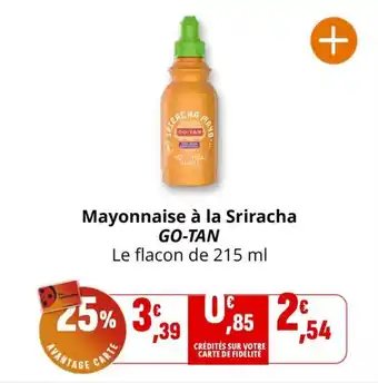 Mayonnaise à la sriracha go-tan 