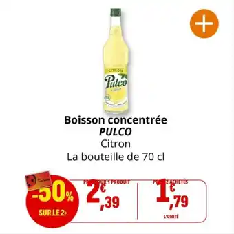 Boisson concentrée pulco 