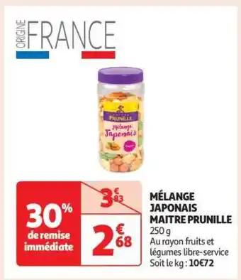 Mélange japonais maitre prunille 