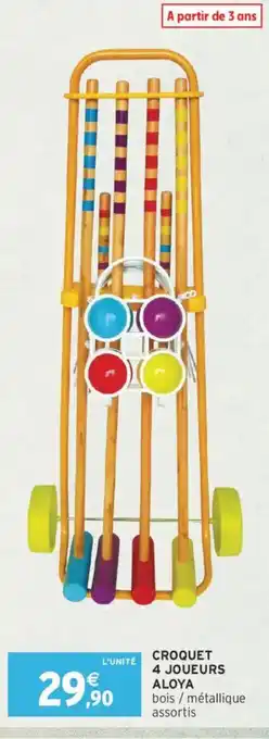 Croquet 4 joueurs aloya 