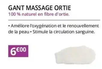Gant massage ortie 
