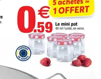 Le mini pot 