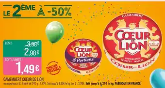 Coeur de lion camembert 