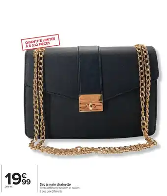 Sac à main chainette 
