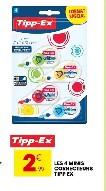 Tipp ex les 4 minis correcteurs 