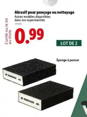 Abrasif pour ponçage ou nettoyage 